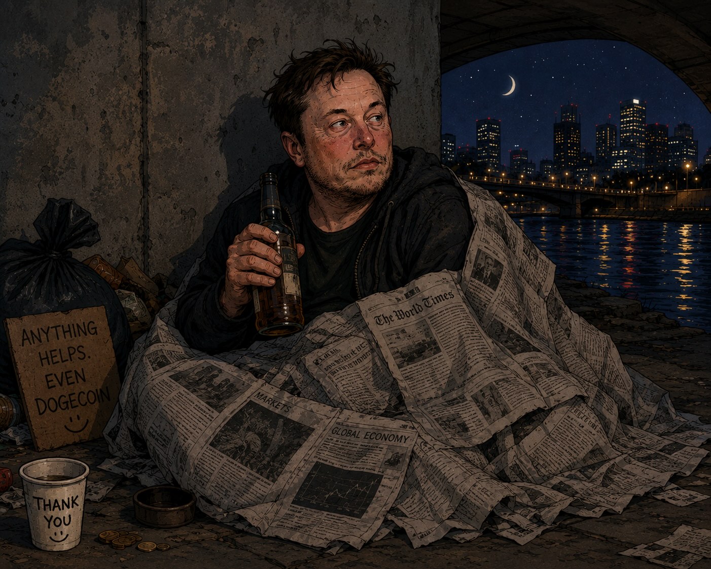 Editorial cartoon: Poverty in a rich world