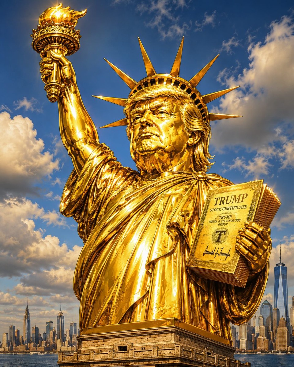 Editorial cartoon about gilded power
